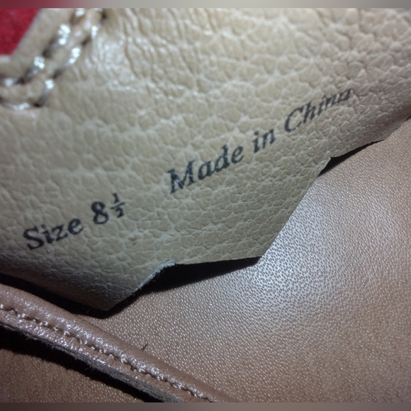 Dolce Vita Pedro Red Tan Suede Boho Wrap Sandals Size 8.5 - Picture 8 of 9